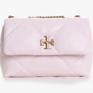 AUTHENTIC - Tory Burch Kira Small Diamond Quilted Convertible Shoulder B…